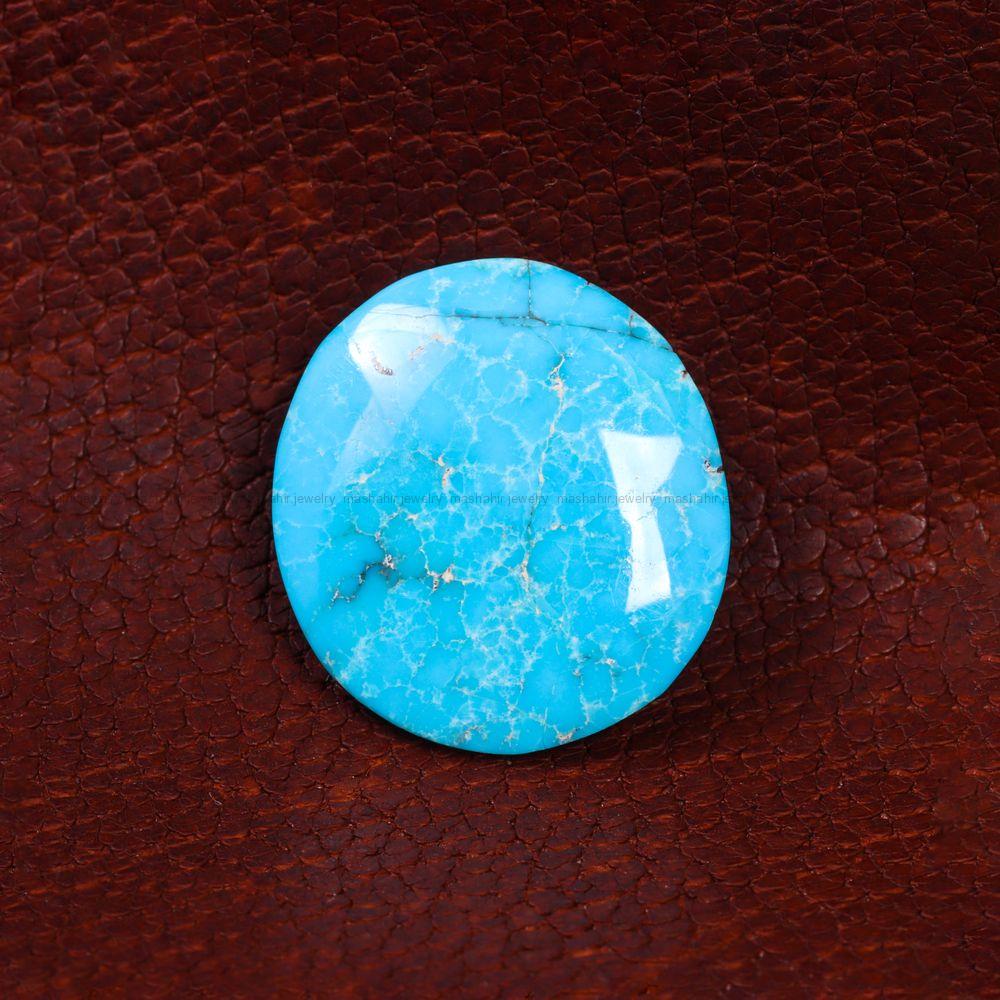 نگین فیروزه شجری کد 14515 - جواهری مشاهیر