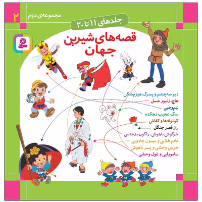 کتاب قصه های شيرين جهان اثر شاگا هیراتا انتشارات قدیانی