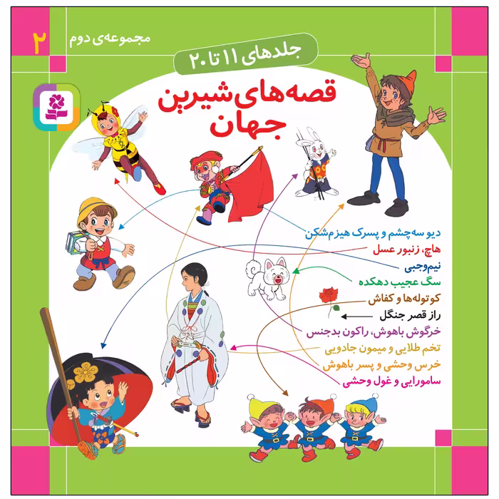 کتاب قصه های شيرين جهان اثر شاگا هیراتا انتشارات قدیانی