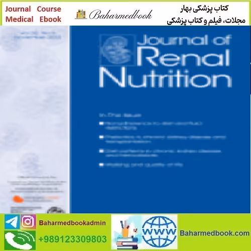 Journal of Renal Nutrition Volume 32 Issue 1 to 6 2022 TRUE