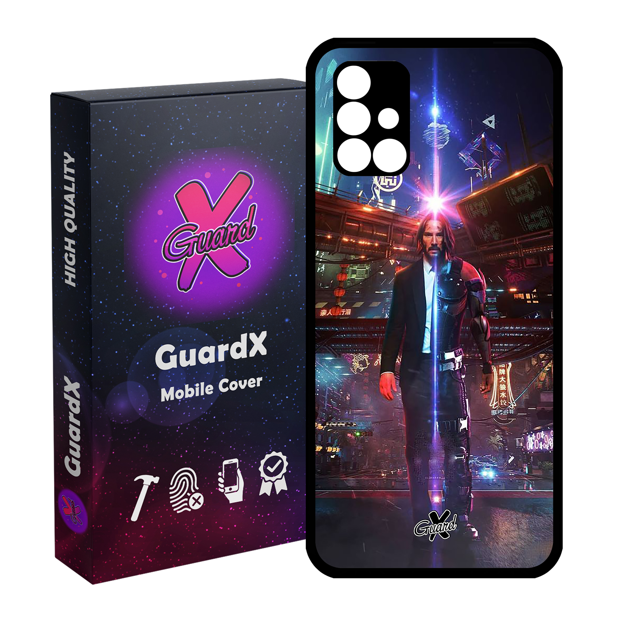 کاور گارد ایکس طرح John Wick مدل Glass10077 مناسب برای گوشی موبایل سامسونگ Galaxy A51 5G