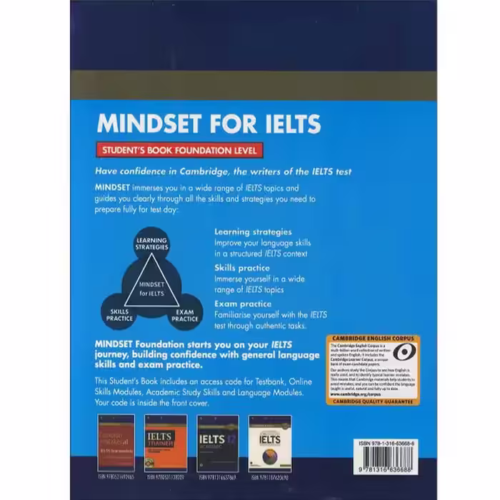 کتاب Cambridge English Mindset For IELTS Foundation اثر جمعی از نویسندگان انتشارات اشتیاق نور