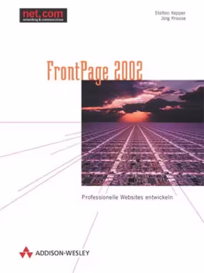 خرید و دانلود نسخه کامل کتاب FrontPage 2002. Professionelle Websites entwickeln GERMAN