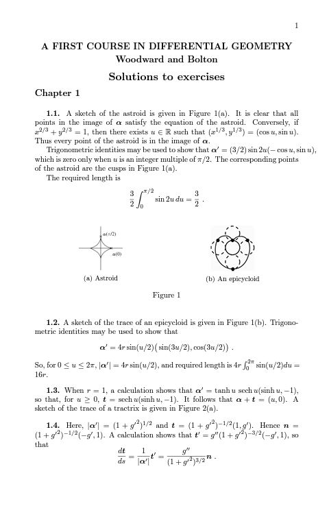 خرید و دانلود نسخه کامل کتاب [Soultion Manual] A First Course in Differential Geometry Surfaces in Euclidean Space - Pdf