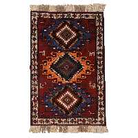 فرش دستباف دو متری مدل خراسان کد 4020202