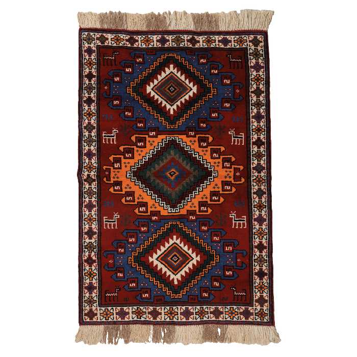 فرش دستباف دو متری مدل خراسان کد 4020202