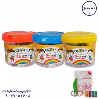 خمیر بازی 5 رنگ سطلی(48) نوآوران