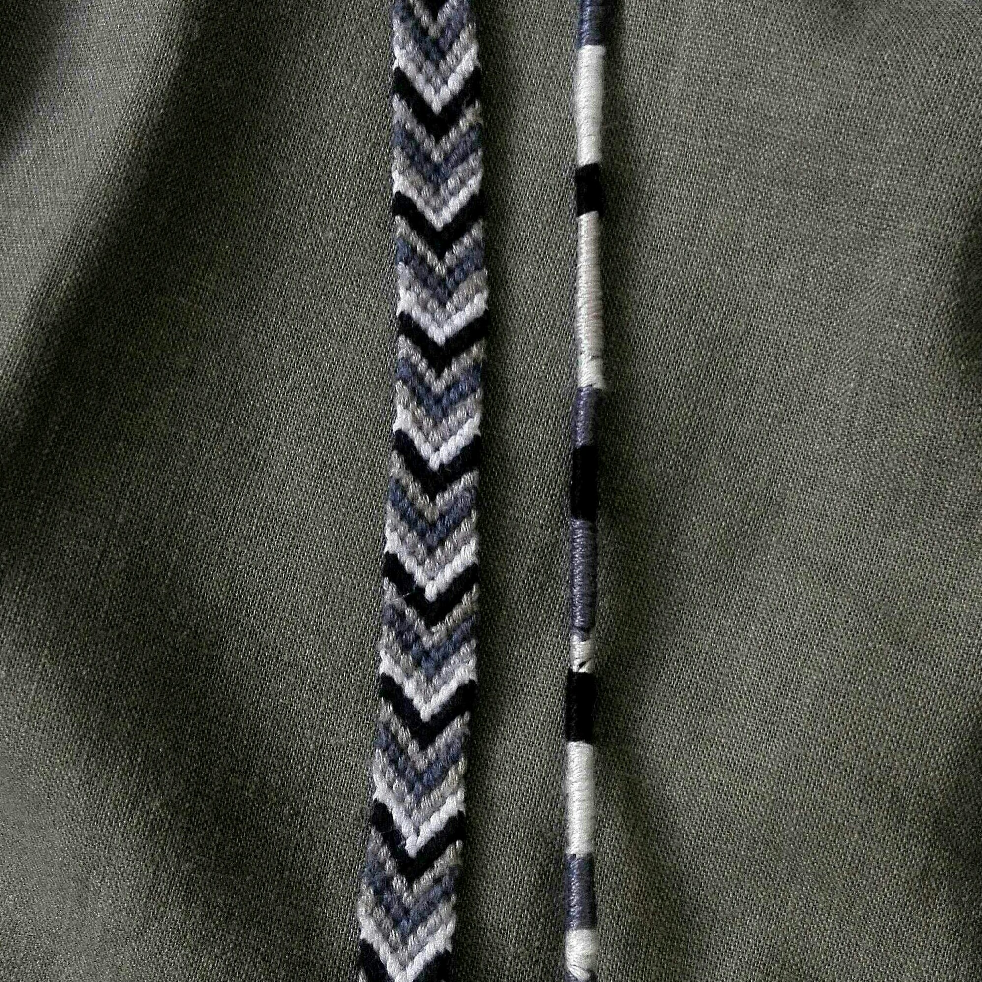 دستبند دوستی دو عددی جناقی و لوله ای