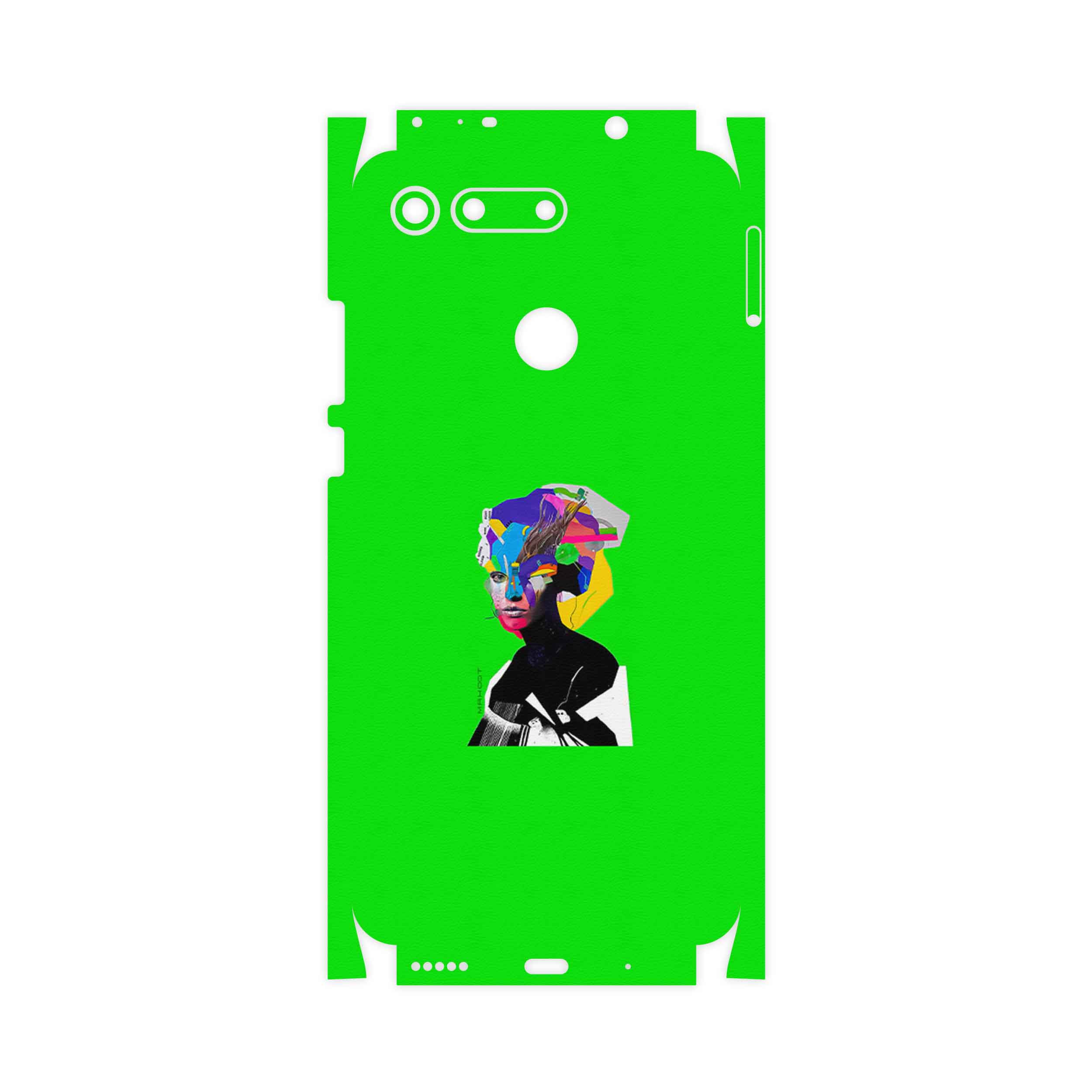 برچسب پوششی ماهوت مدل Collage of Women Portrait 3-FullSkin مناسب برای گوشی موبایل آنر View 20