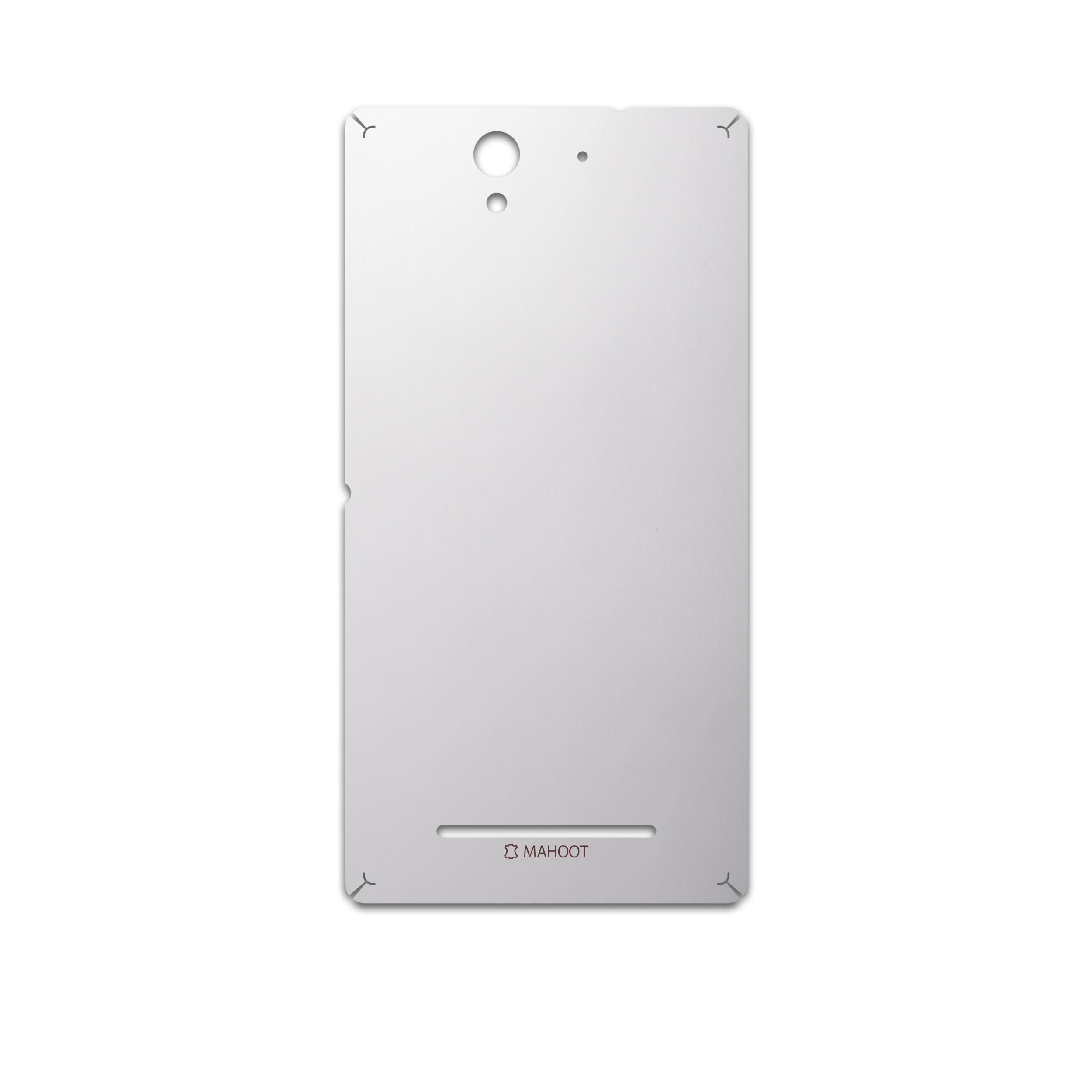 برچسب پوششی ماهوت مدل Matte-White مناسب برای گوشی موبایل سونی Xperia C3 Dual