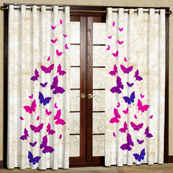 پرده مدل مخمل پانچی کد 7752 سایز 280x140 سانتی متر