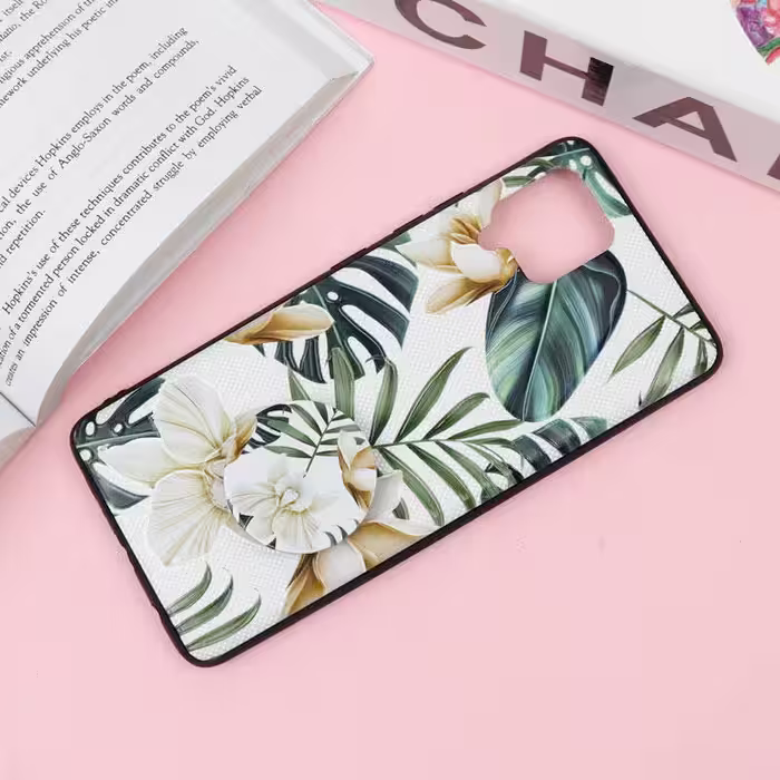 کاور طرح هاوایی کد 462 مناسب برای گوشی موبایل سامسونگ Galaxy A42 به همراه پاپ سوکت