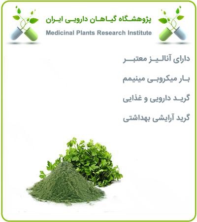 عصاره برگ جعفری خشک (پودری)