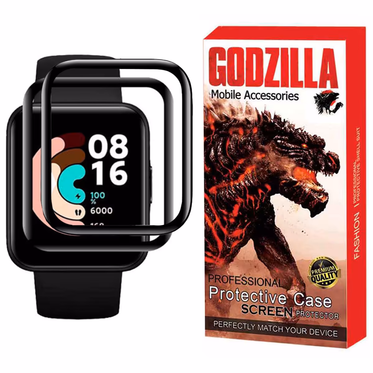 محافظ صفحه نمایش گودزیلا مدل G-PMMA مناسب برای ساعت هوشمند شیائومی Redmi Watch 2 بسته 2 عددی