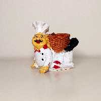 جاخلالی سر آشپز خوابیده
   جنس پلی رزین     