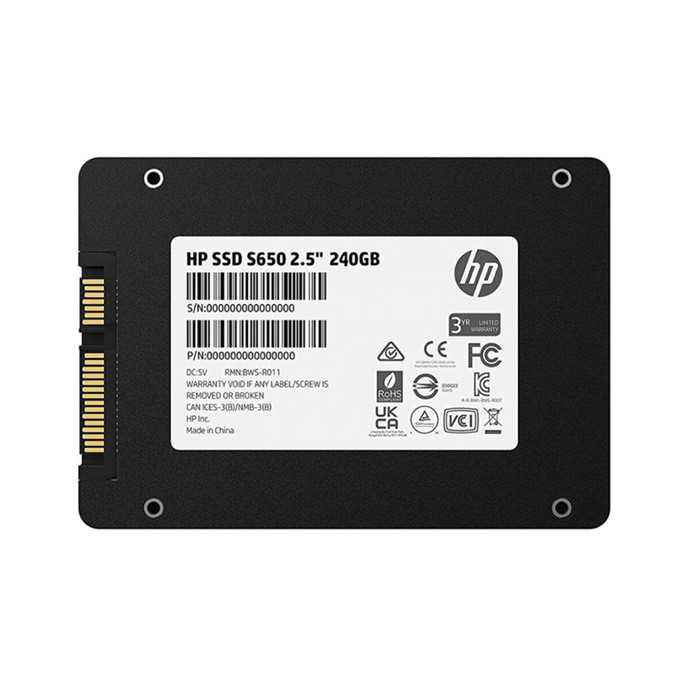 اس اس دی اینترنال HP مدل S650 ظرفیت 240 گیگابایت