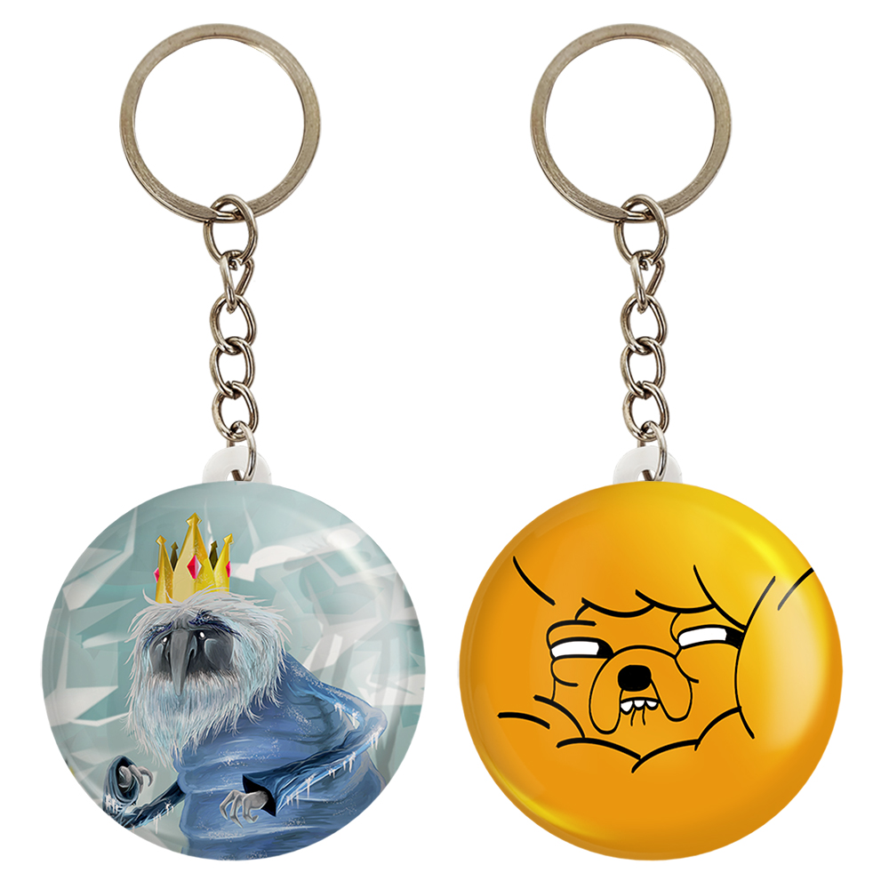 جاکلیدی خندالو مدل جیک و آیس کینگ وقت ماجراجویی Adventure Time کد 2081020811 مجموعه 2 عددی