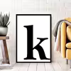 تابلو مدل حروف طرح k