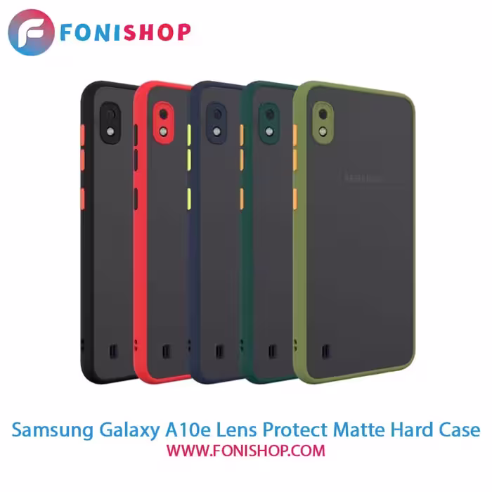 قاب ، کاور پشت مات محافظ لنزدار سامسونگ Samsung Galaxy A10e