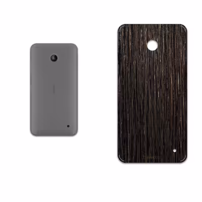 برچسب پوششی ماهوت مدل Dark-Gold-Stripes-Wood مناسب برای گوشی موبایل نوکیا Lumia 630