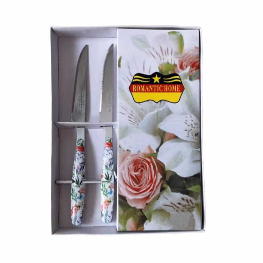 ست کارد میوه خوری رومانتیک هوم مدل TR_65 مجموعه 12 عددی 
