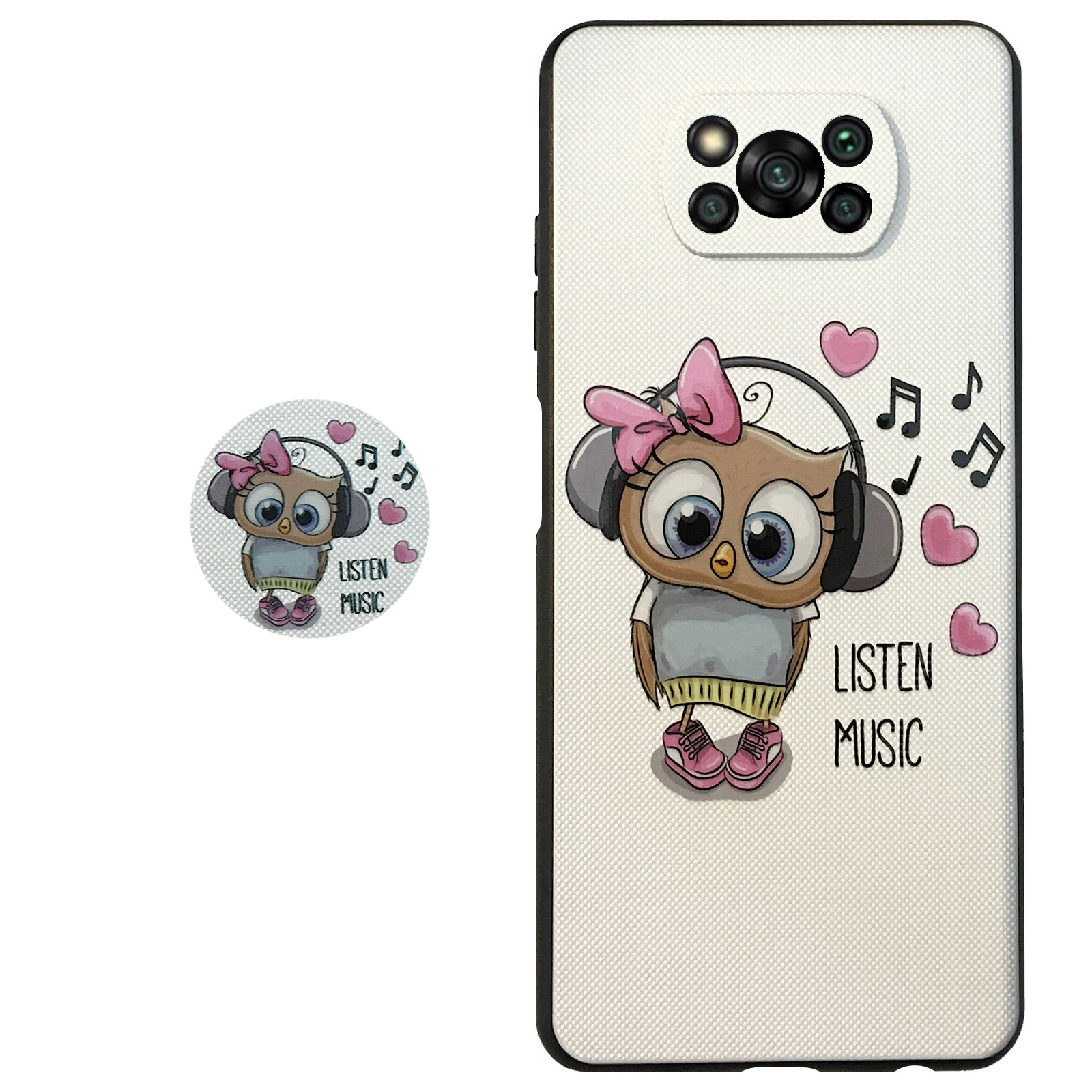   کاور مدل SAD-01 مناسب برای گوشی موبایل شیائومی Poco X3 / Poco X3 Pro به همراه پاپ سوکت