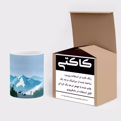 ماگ کاکتی طرح نقاشی مدل mgs13966