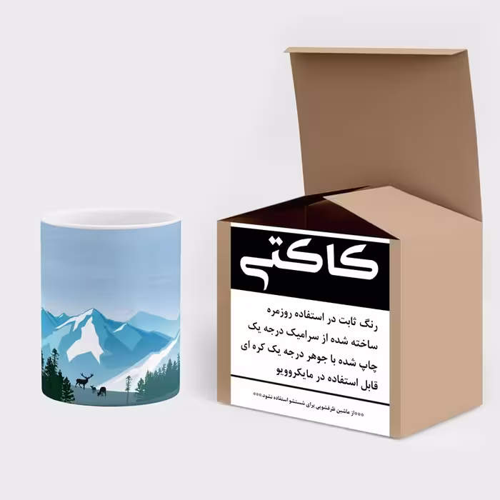 ماگ کاکتی طرح نقاشی مدل mgs13966