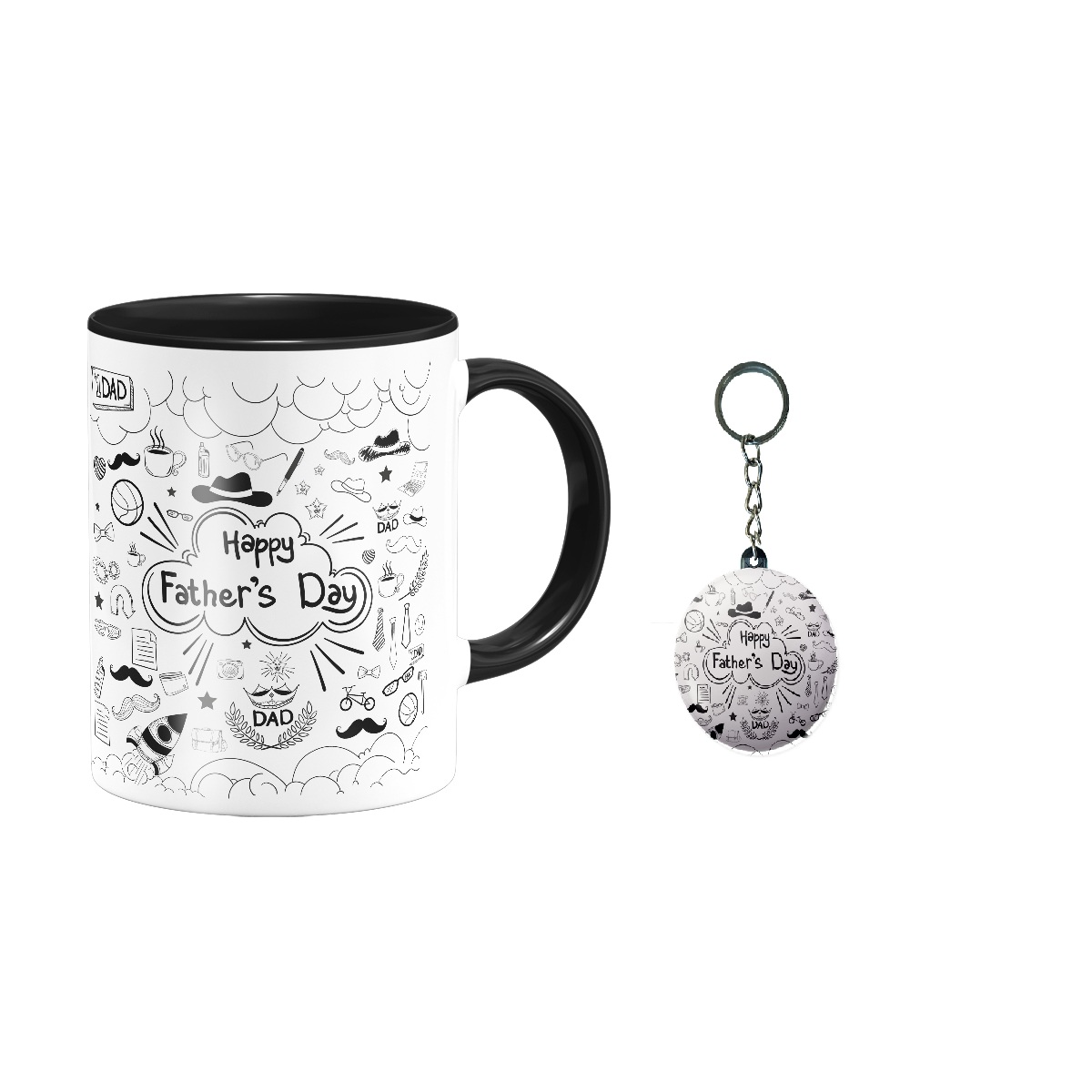 ماگ طرح روز پدر کد 47 به همراه جاکلیدی