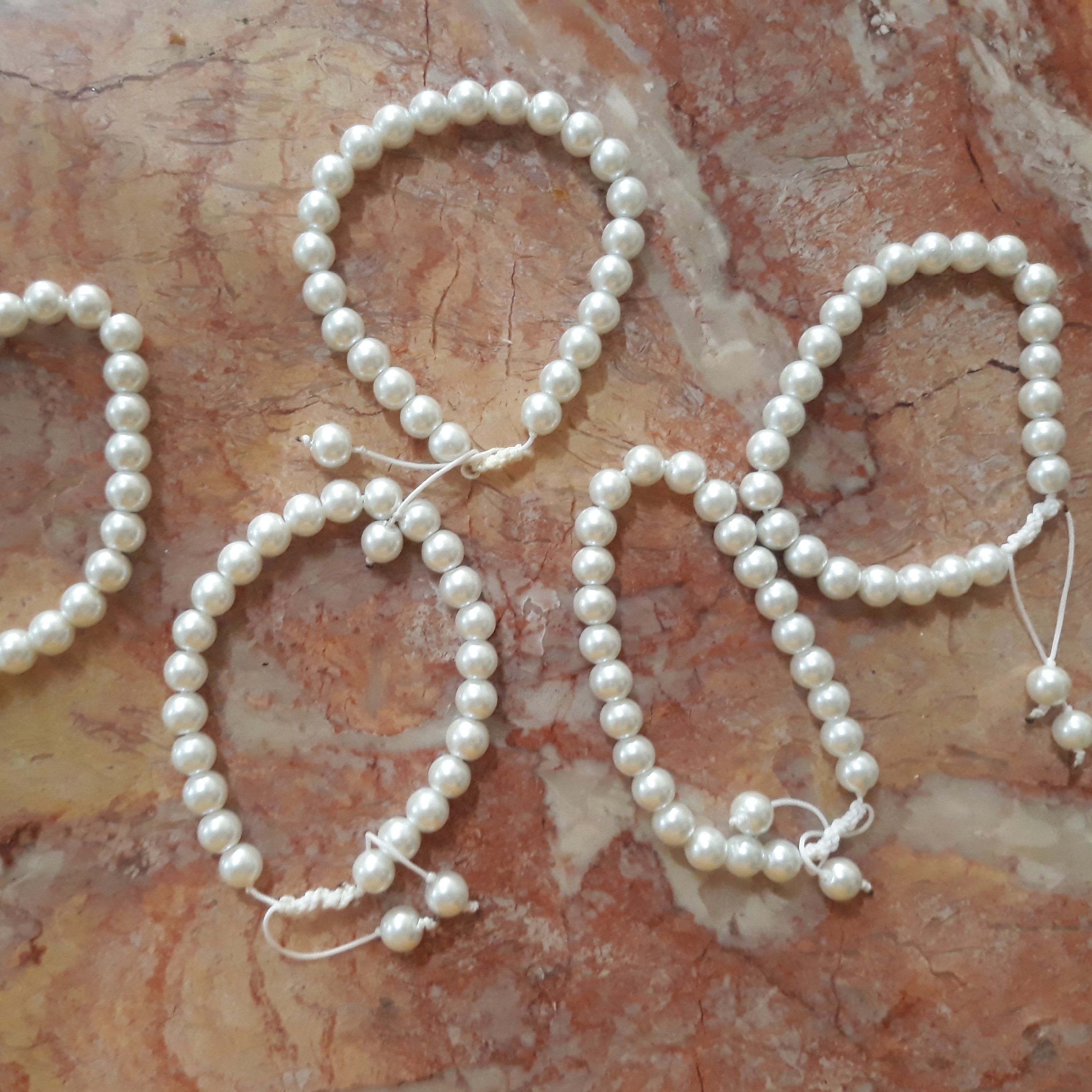 دستبند مروارید سنگی هانیا