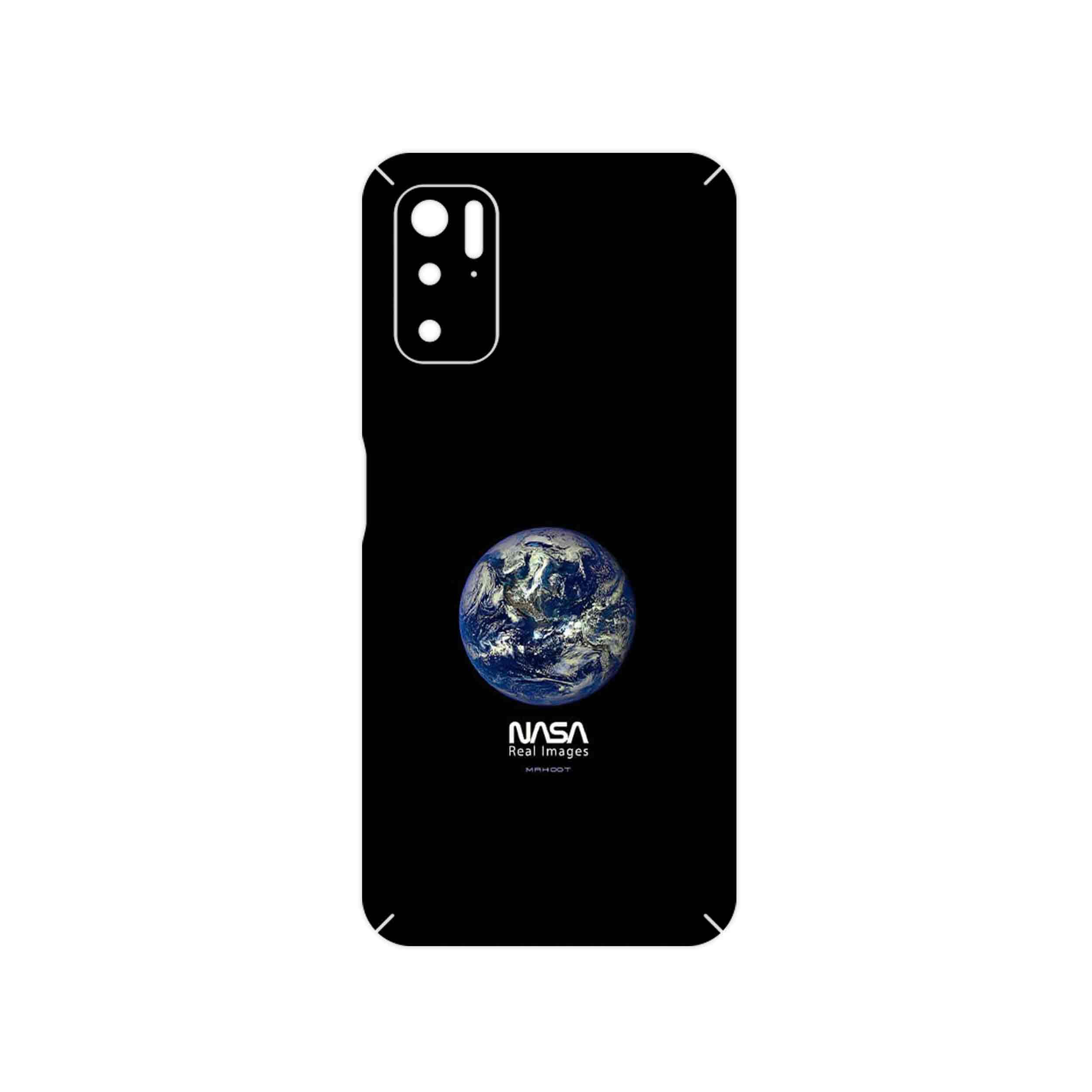 برچسب پوششی ماهوت مدل NASA Home Earth مناسب برای گوشی موبایل شیائومی Poco M3 Pro 5G