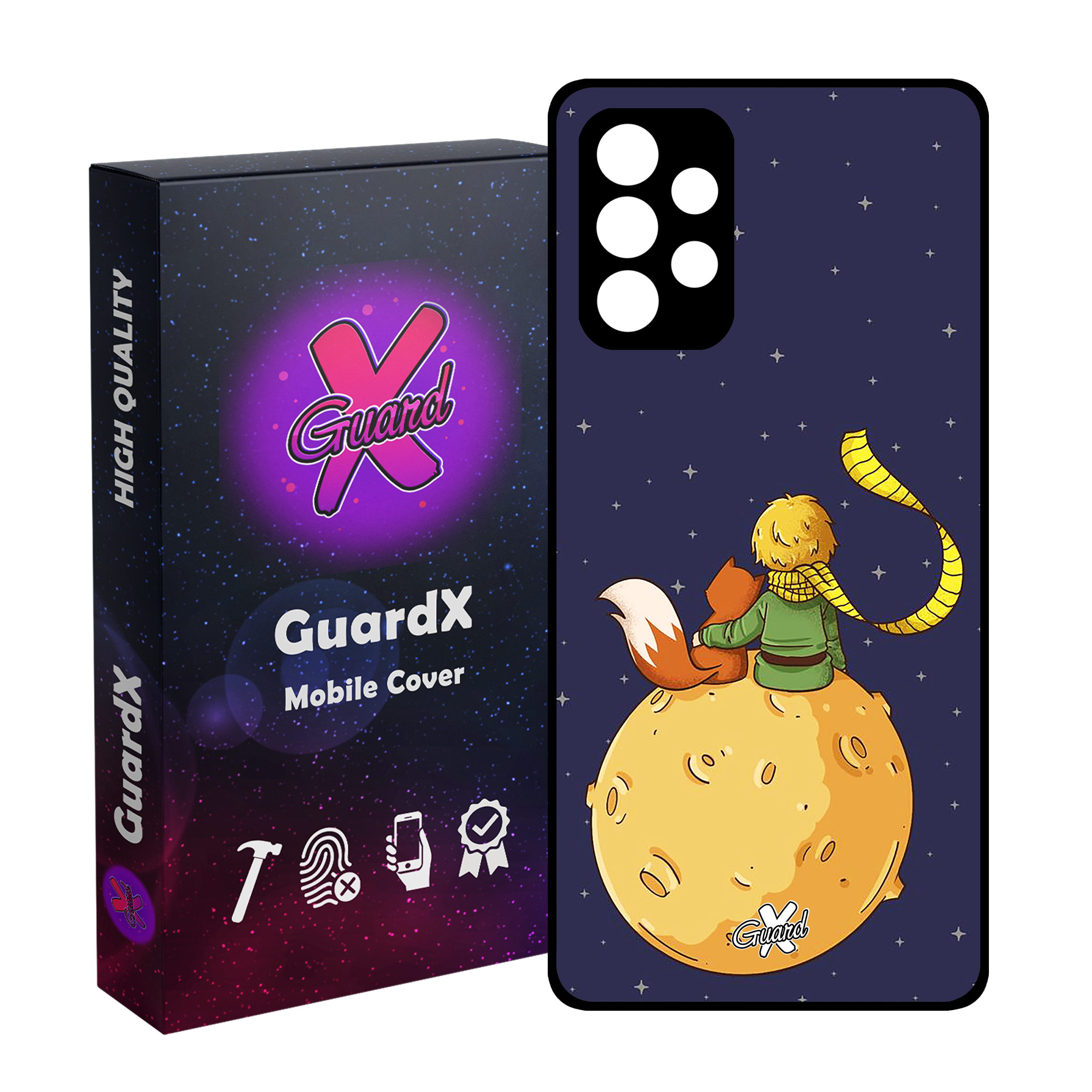 کاور گارد ایکس طرح Little Prince مدل Glass10003 مناسب برای گوشی موبایل سامسونگ Galaxy A13 4G
