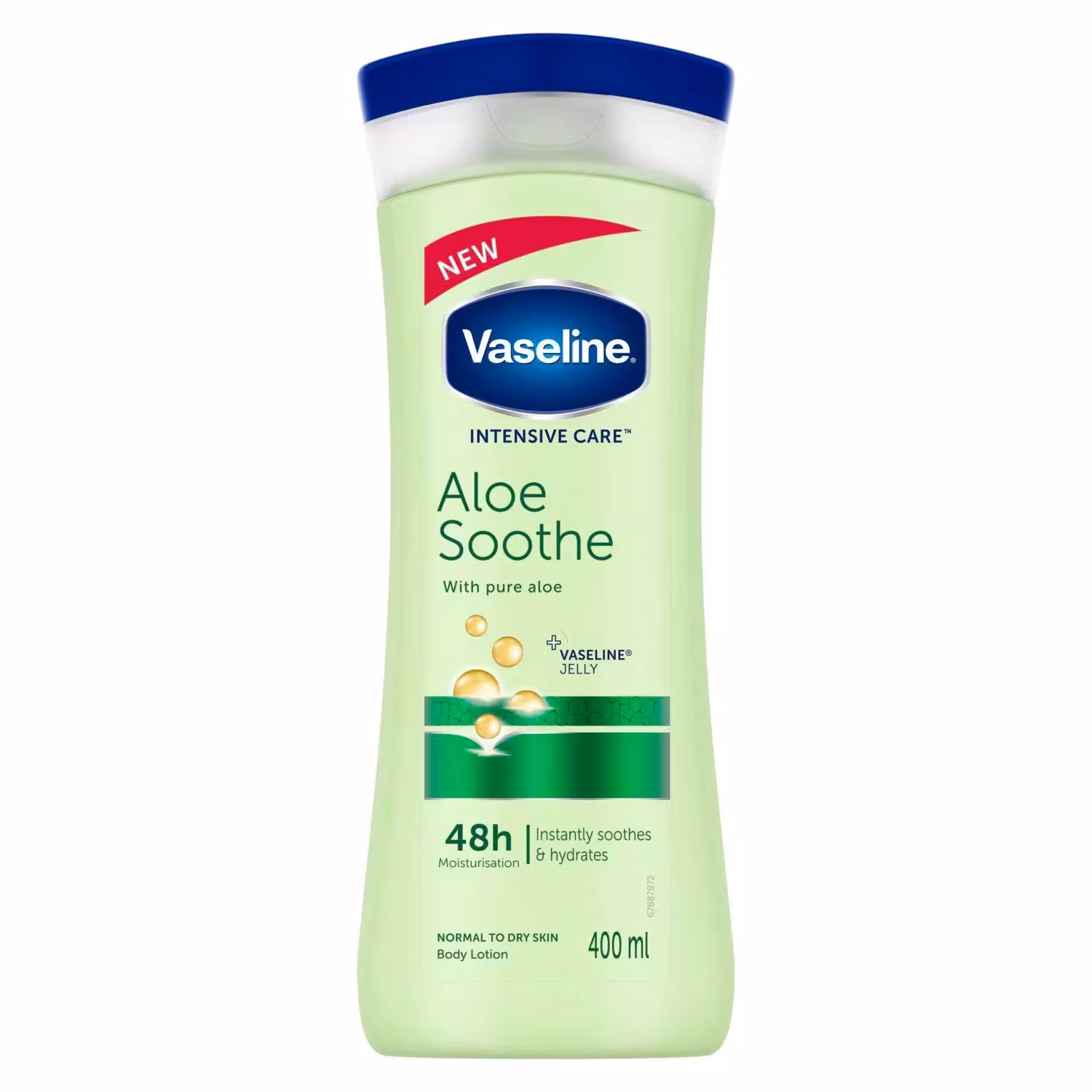لوسیون بدن حاوی عصاره آلوئه ورا وازلین مدل Aloe Soothing حجم 400 میلی لیتر