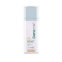 کرم ضد آفتاب بی‌رنگ ژنوبایوتیک، مدل Fusion water، حاوی محافظ UVA ،UVB، ضدآب، فاقد چربی، بدون پارابن، حاوی ویتامین E و هیالورونیک اسید مناسب انواع پوست، حجم 30 میلی‌لیتر