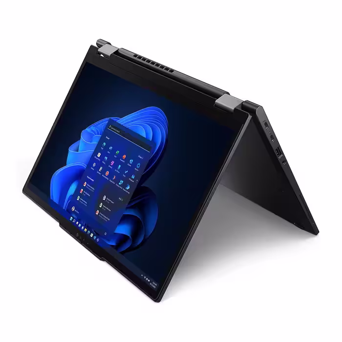 لپ تاپ لنوو مدل ThinkPad X13 Yoga با نمایشگر 13 اینچی، پردازنده Core i7-1355U، گرافیک اینتل، رم 16 گیگابایت و حافظه 512 گیگابایت SSD
