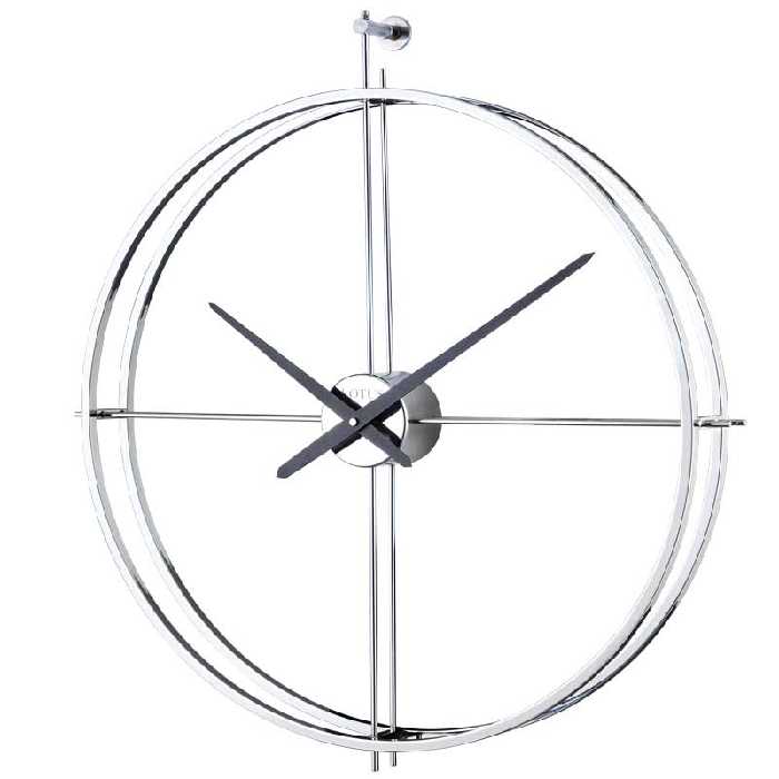 ساعت ديواری فلزی لوتوس کد محصول: M-18030-WILHELM-سیلور