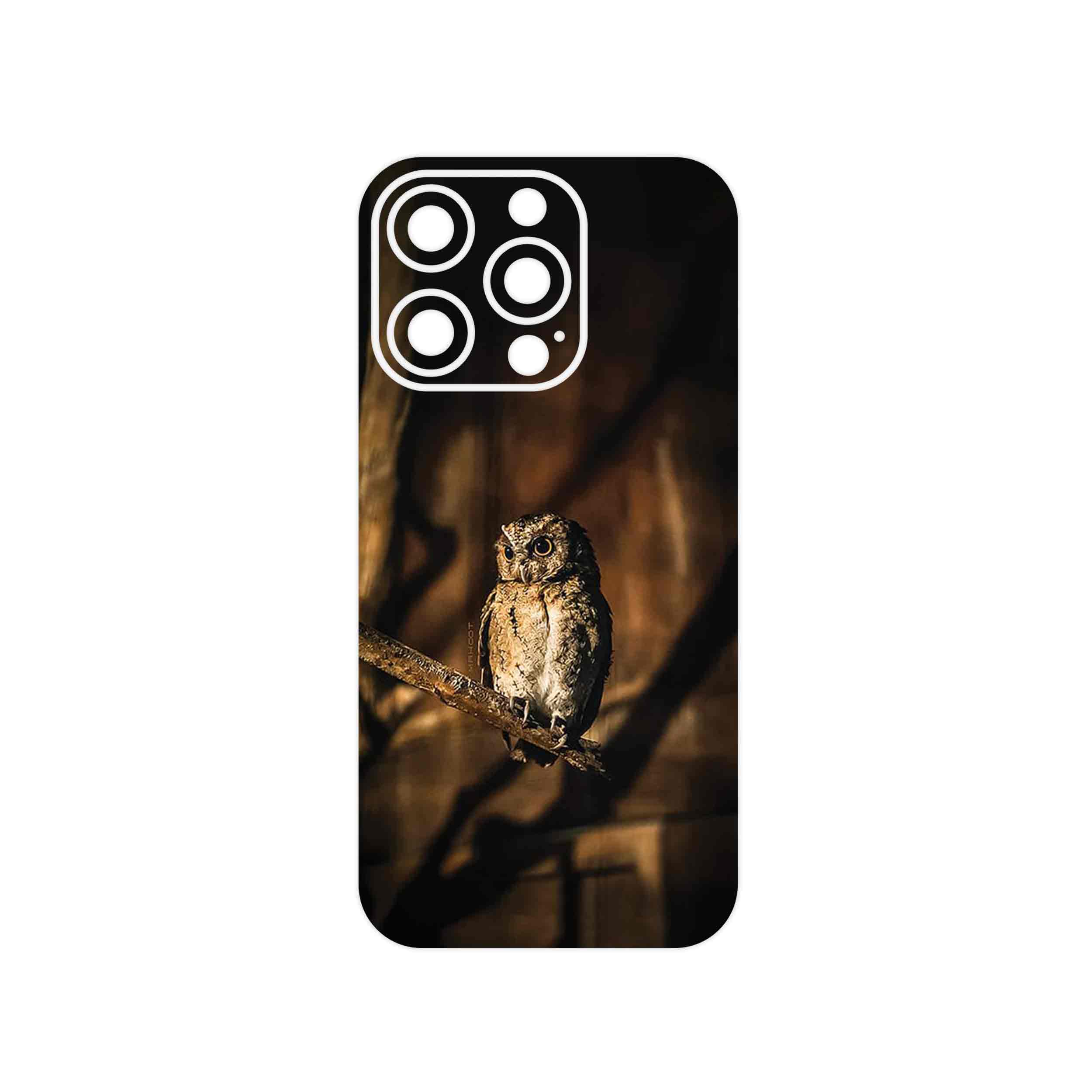 برچسب پوششی ماهوت مدل Owl مناسب برای گوشی موبایل اپل iPhone 14 Pro