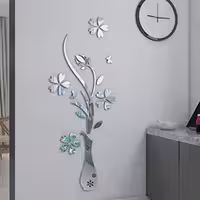 آینه آماتیس مدل گل و گلدان AM
