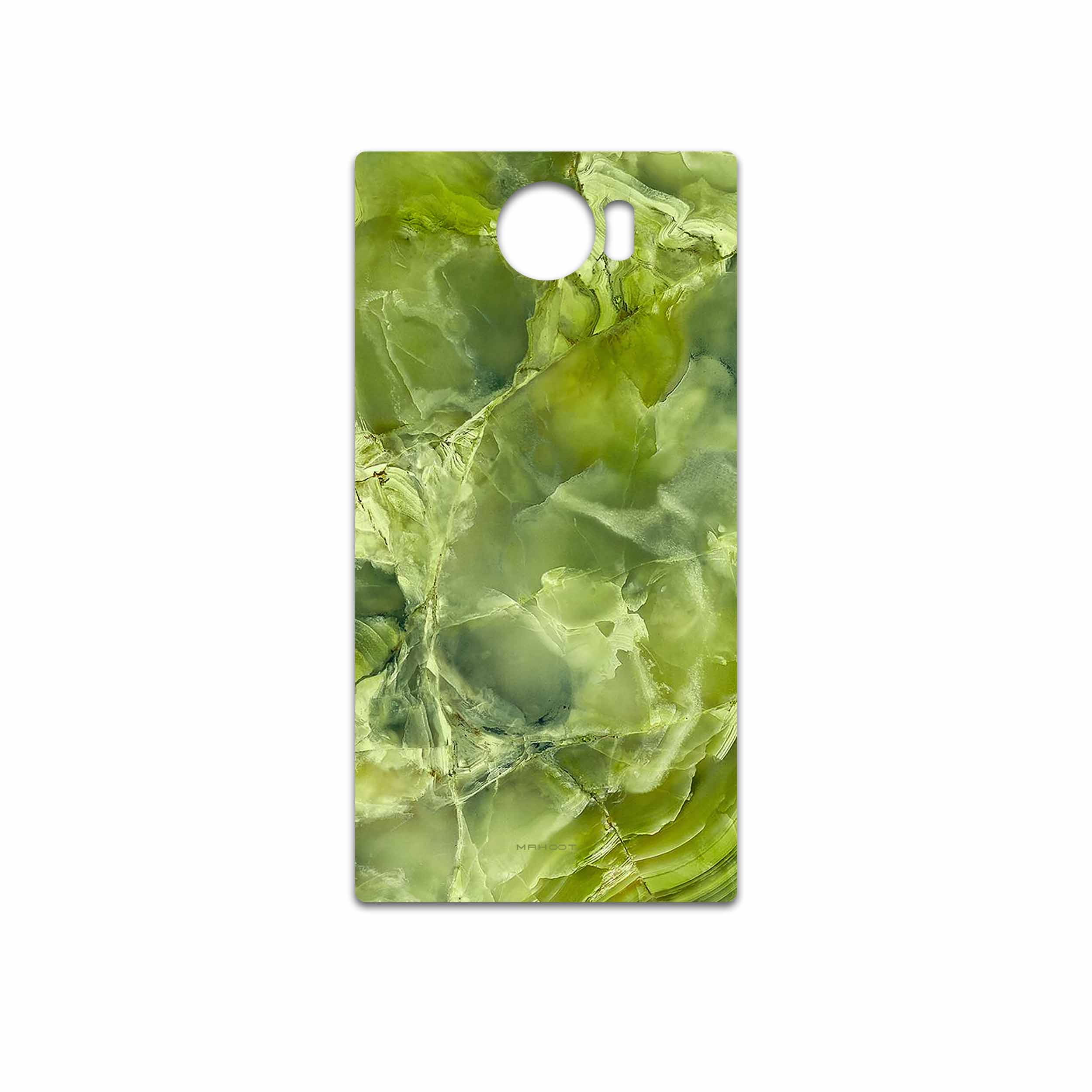 برچسب پوششی ماهوت مدل Green Crystal Marble مناسب برای گوشی موبایل بلک بری Priv