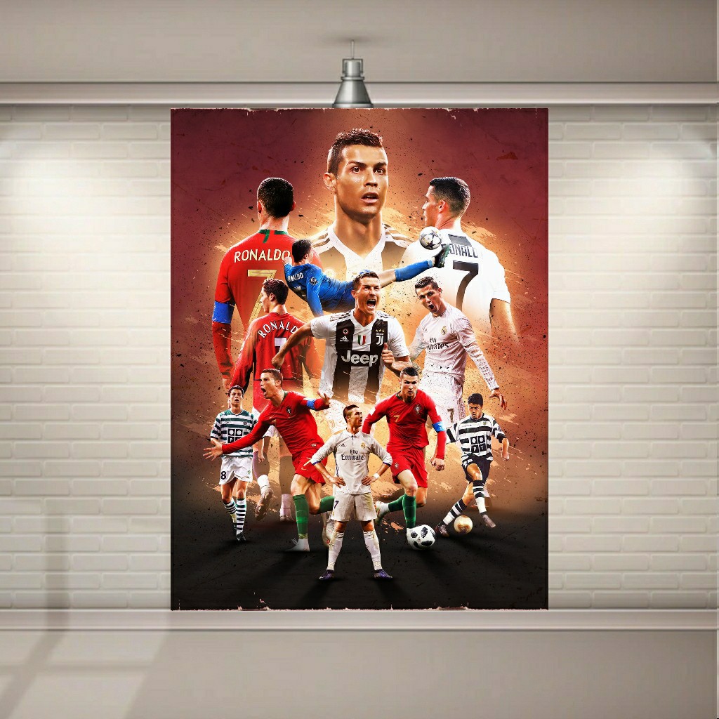 تابلو بوم طرح ستاره فوتبال جهان مدل کریستیانو رونالدو کد SDB9169