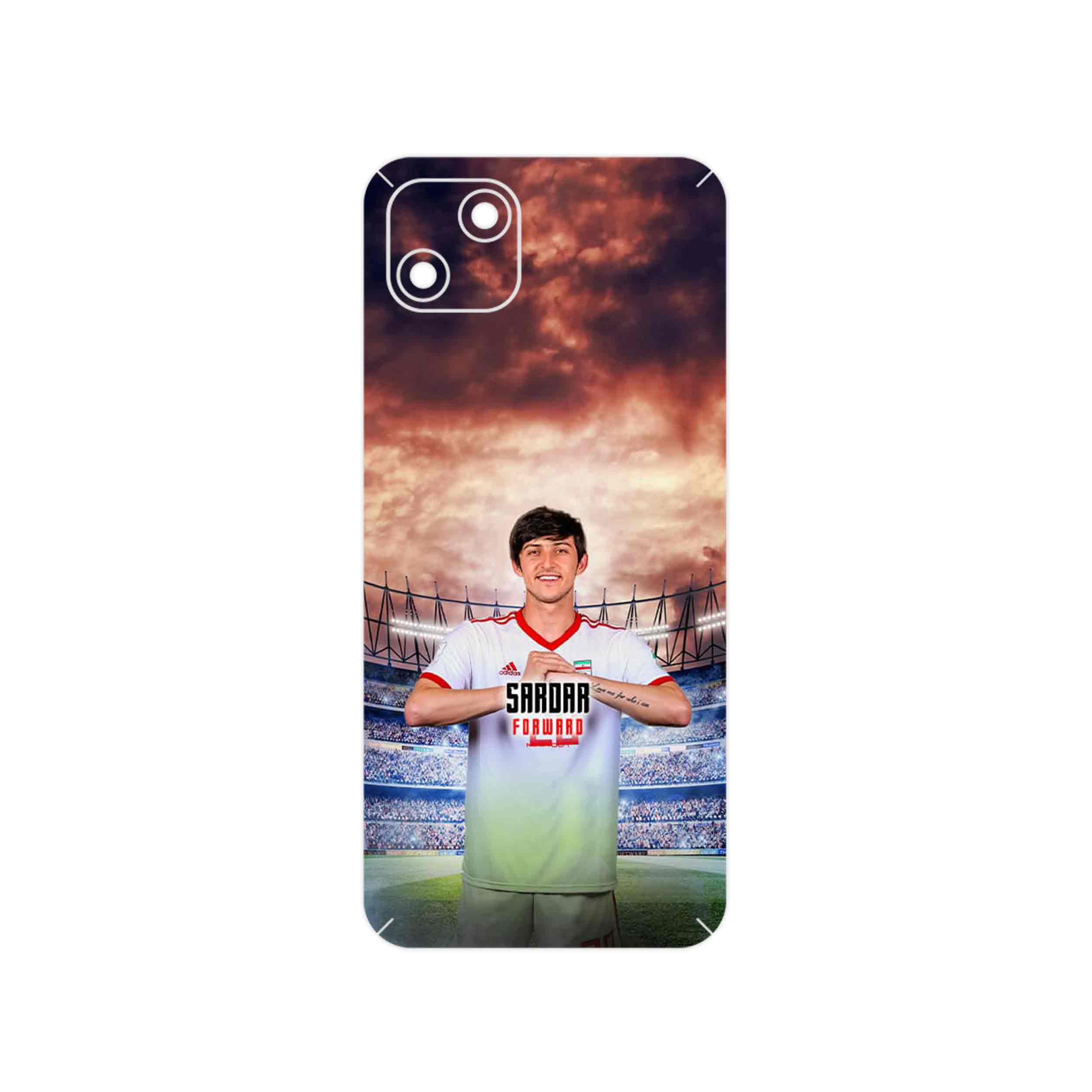 برچسب پوششی ماهوت مدل Sardar Azmoun مناسب برای گوشی موبایل ویکو T10