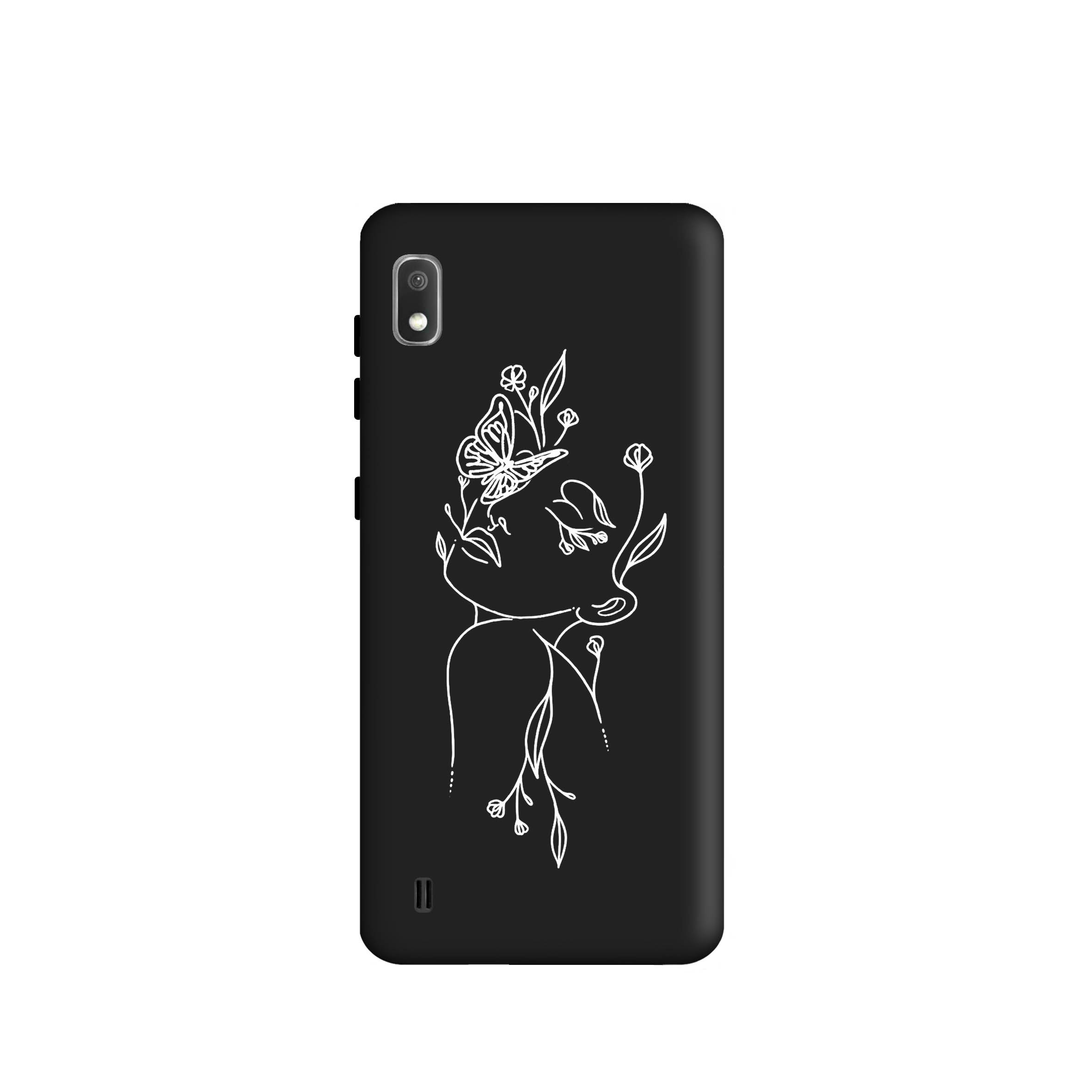 کاور طرح دختر مینیمال کد 776 مناسب برای گوشی موبایل سامسونگ Galaxy A10