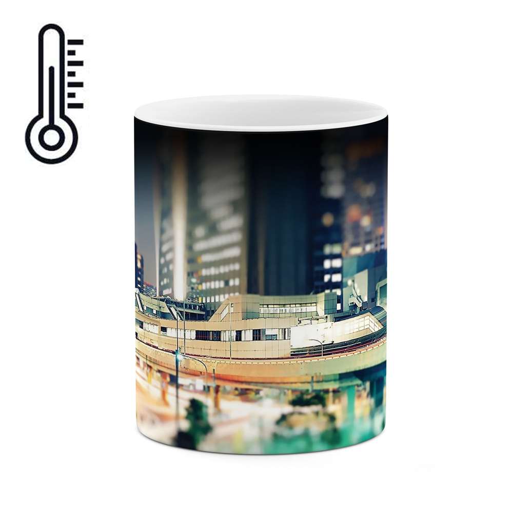 ماگ حرارتی طرح شهر و کوه مدل mgh10255