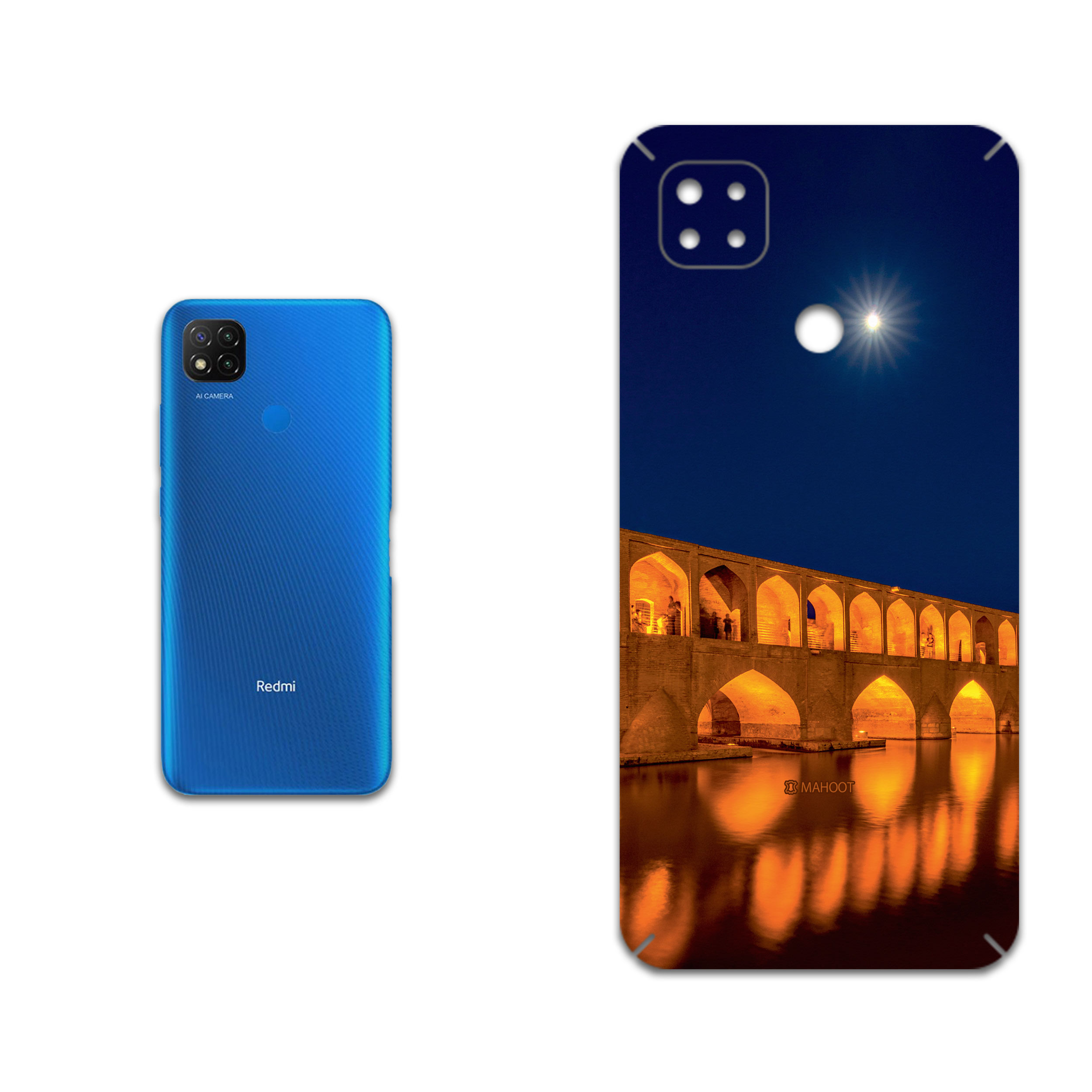 برچسب پوششی ماهوت مدل Si-O-Se-Pol مناسب برای گوشی موبایل شیائومی Redmi 9C NFC