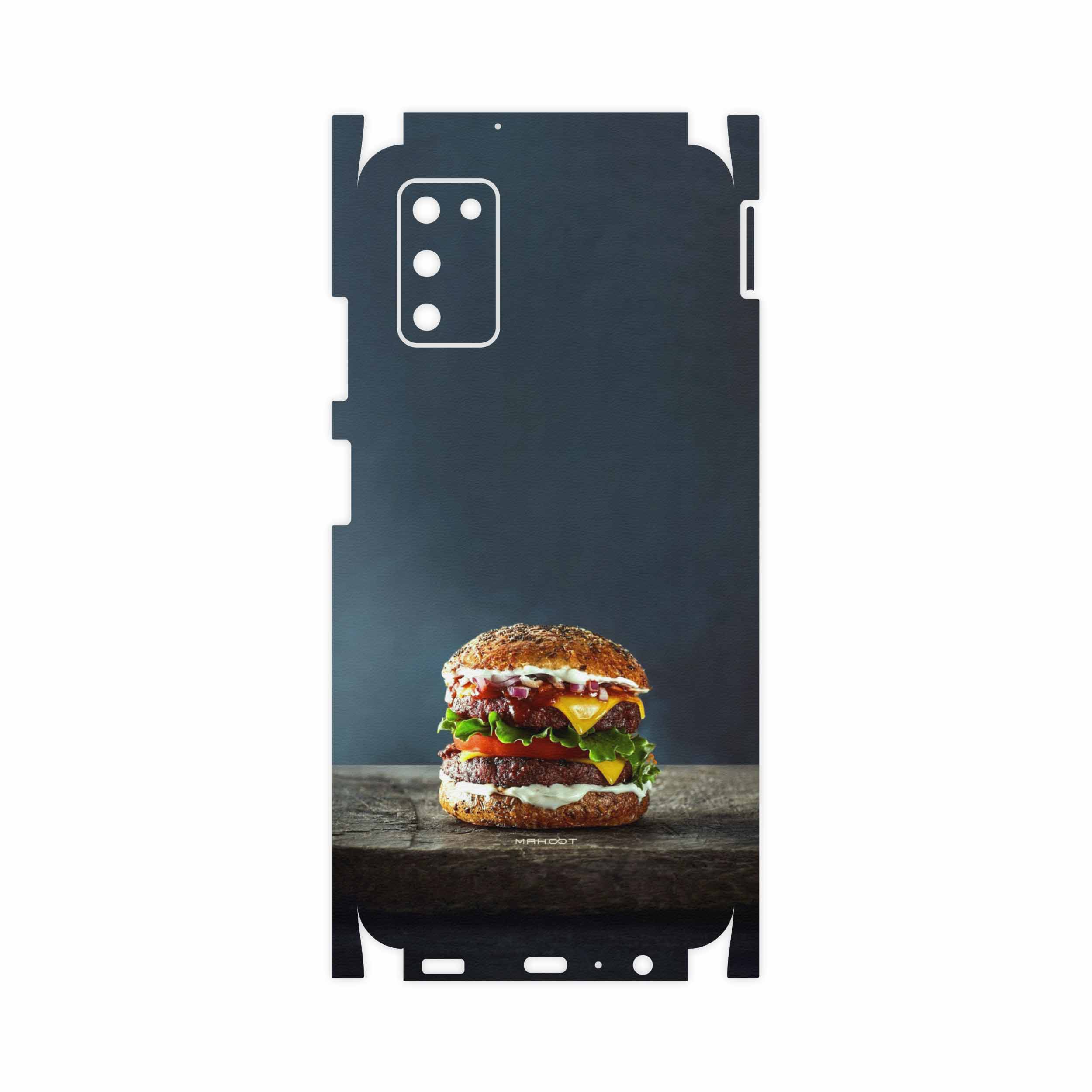 برچسب پوششی ماهوت مدل Hamburger-FullSkin مناسب برای گوشی موبایل سامسونگ Galaxy A03S