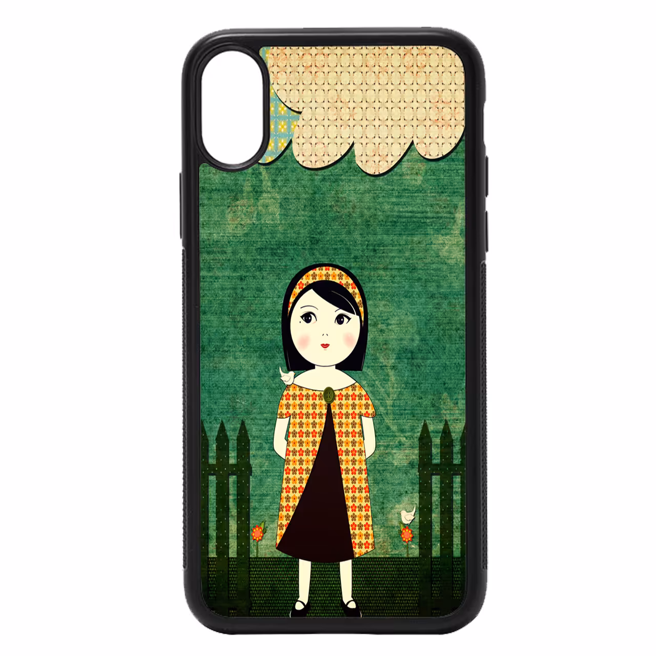 کاور طرح دخترانه کد 7361 مناسب برای گوشی موبایل اپل iphone xs max