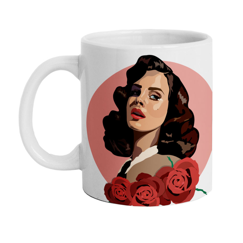 ماگ دارلی طرح لانا دل ری مدل 1154