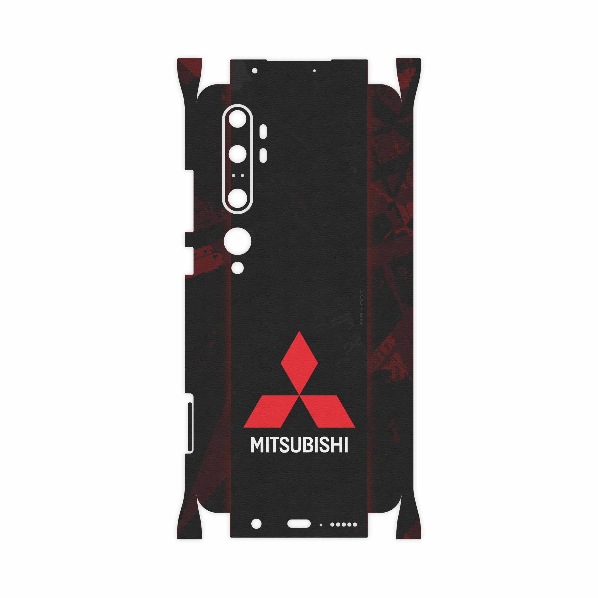 برچسب پوششی ماهوت مدل Mitsubishi Motor-FullSkin مناسب برای گوشی موبایل شیائومی Mi Note 10 Pro
