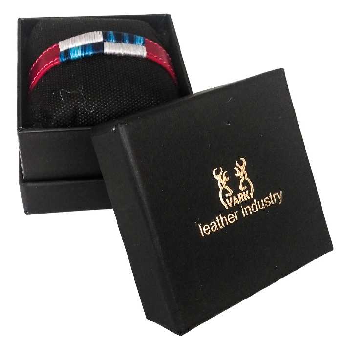 دستبند چرم وارک مدل آرت کد rb135