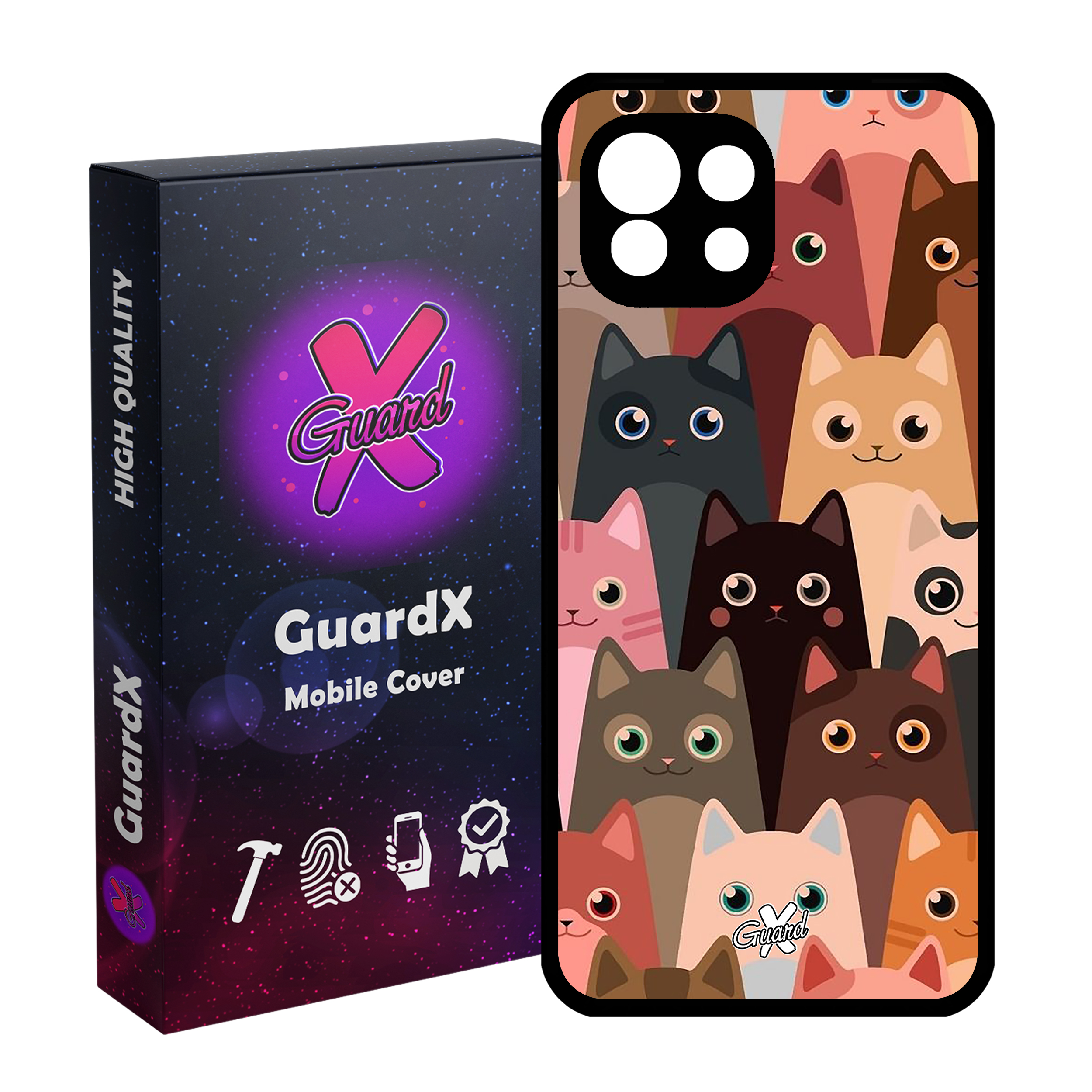 کاور گارد ایکس طرح Cat مدل Glass10067 مناسب برای گوشی موبایل شیائومی Mi 11 Lite